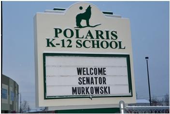 Polaris Welcome Sign